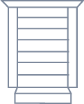 6 dock level and 2 surface level loading doors